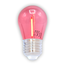 Ampoule LED guinguette, rouge,  à filament, 1 watt