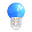Lampe boule bleue 1 watt avec abat-jour standard Ø45