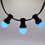 Lampe boule bleue 1 watt avec abat-jour standard Ø45