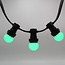 Lampe boule verte 1 watt avec abat-jour standard Ø45