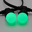 Lampe boule verte 1 watt avec abat-jour standard Ø45