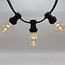 Ampoules guinguette LED blanc chaud avec lentille, enveloppe transparente, Ø45