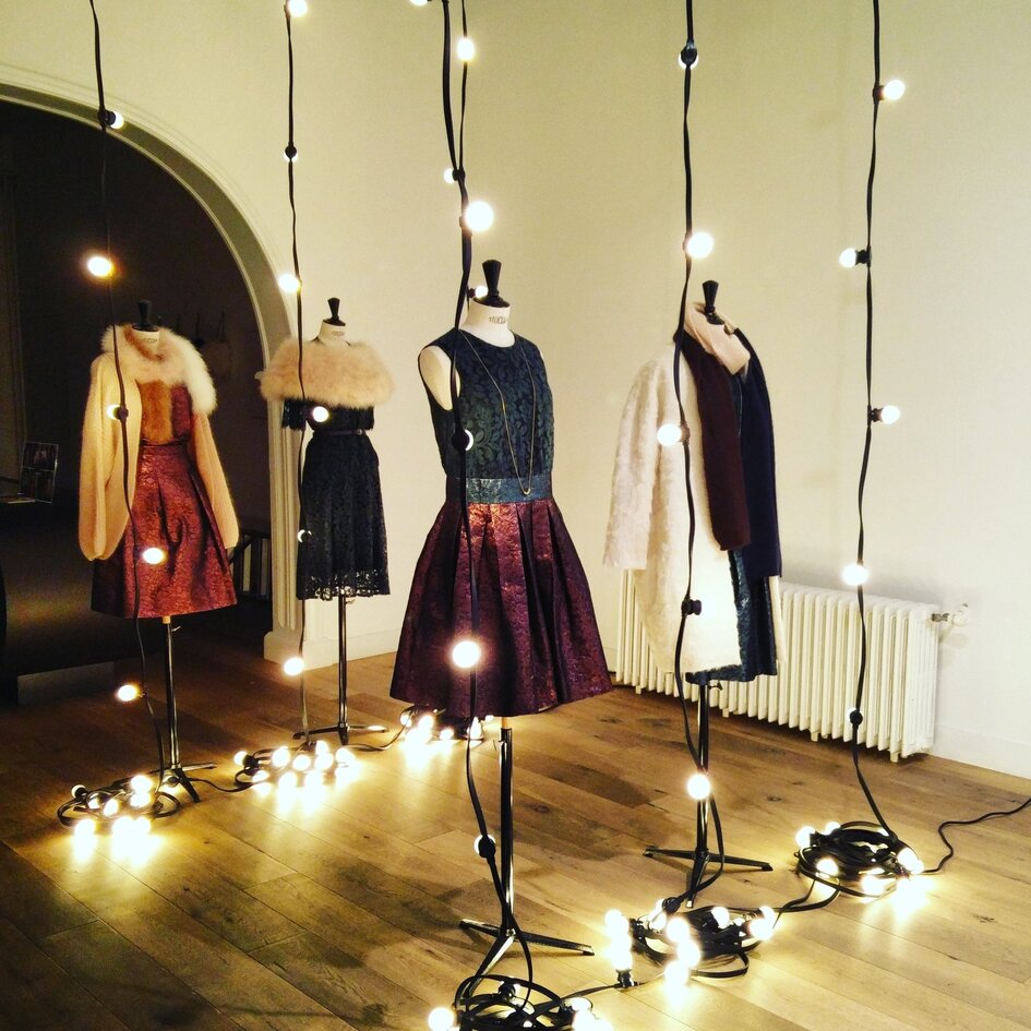 Kit guirlande avec ampoules LED 1-2W enveloppe givrée