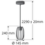 Lampe suspendue Maya