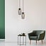 Suspension Maya incl. ampoule 2,5W à 10W, verre ambré, 2000 K, Ø60 mm