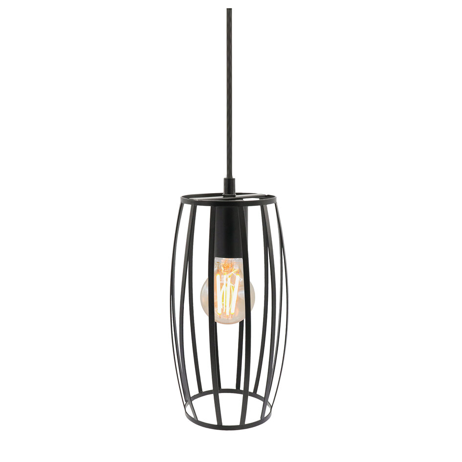 Suspension Maya incl. lampe 2,5W à 10W, verre ambré, 2000K, Ø60