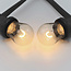 Jeu de cordons avec ampoules LED de 1 watt à filament en forme de U, à intensité variable