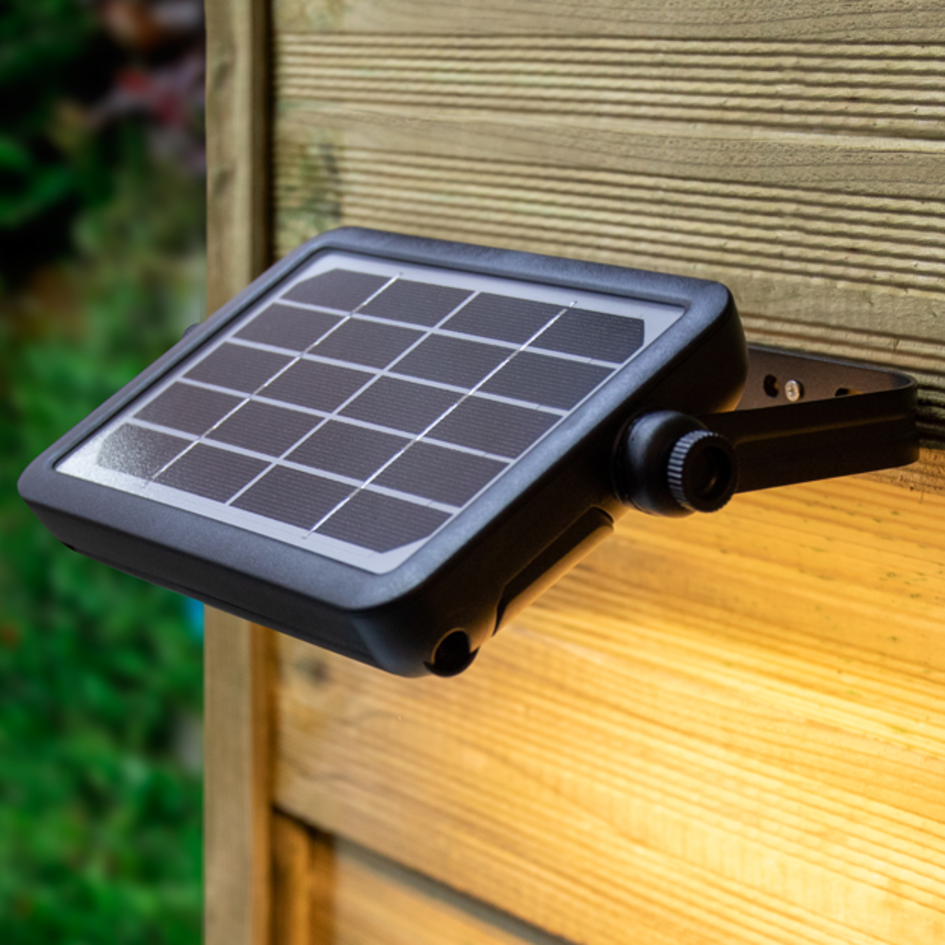 Applique d'extérieur solaire Robo 5W à détecteur - noir