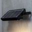 Applique d'extérieur solaire Robo 5W à détecteur - noir