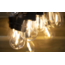 Guirlande solaire d'extérieur avec 15 ampoules à suspendre - 15 mètres