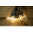 Guirlande solaire d'extérieur avec 20 petites lampes rondes - 10 mètres
