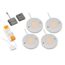Eclairage d'armoire LED Kaya set complet de 4 spots