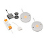 Éclairage de meuble LED Kaya kit complet de 2 spots