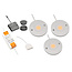 Eclairage d'armoire LED Kaya set complet de 3 spots