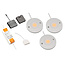 Eclairage d'armoire LED Kaya set complet de 3 spots