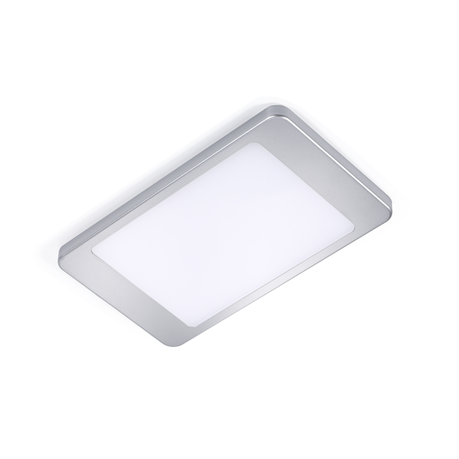 Spot en saillie d'éclairage de meuble LED Apollo - gris argenté