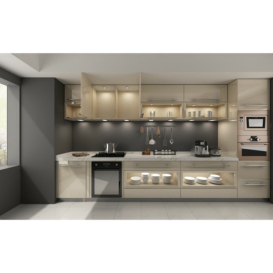 Spot en saillie d'éclairage de meuble LED Apollo - gris argenté