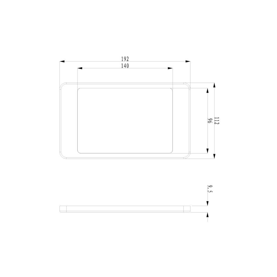 Spot en saillie d'éclairage de meuble LED Apollo - gris argenté