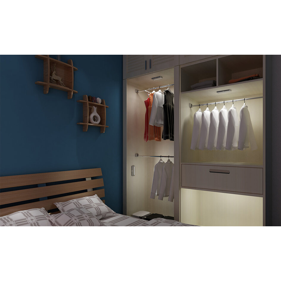 Éclairage d'armoire alimenté par batterie avec capteur - IVAR