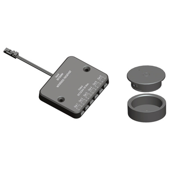 Variateur tactile rond sans fil - éclairage de meuble