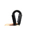 Connecteur flexible pour rail monophasé, noir