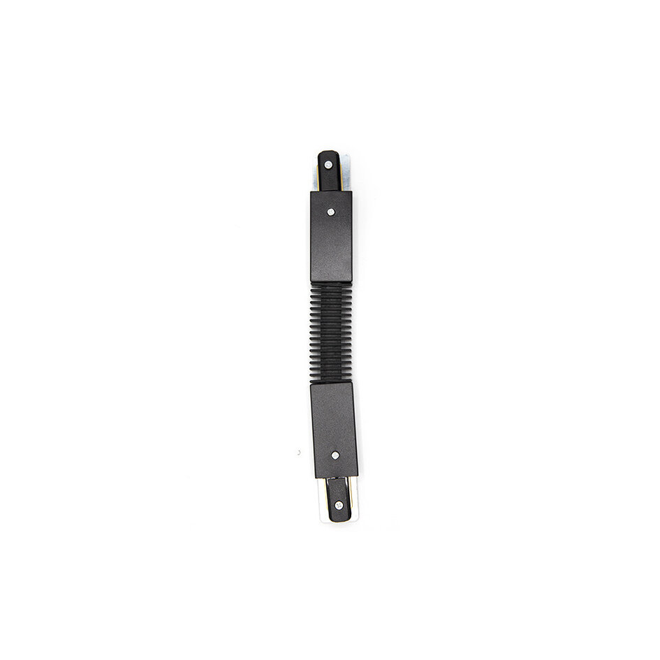 Connecteur flexible pour rail monophasé, noir