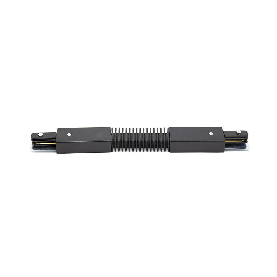Connecteur flexible pour rail monophasé, noir