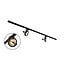 Kit rail monophasé de 1,5 mètre et spots Skaly, noir