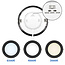 Spot encastrable LED rond 12W à température de couleur réglable - Ø170mm noir