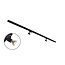 Kit rail monophasé de 1,5 mètre et spots Stanley, noir
