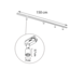 Kit rail monophasé de 1,5 mètre et spots Stanley, noir