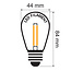 Jeu de cordons avec ampoules LED de 2 watts à double filament et à intensité variable