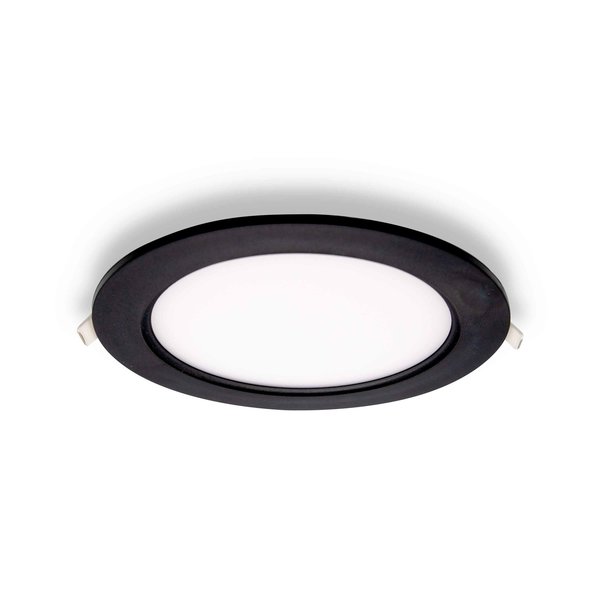 Spot encastrable LED rond 12W à température de couleur réglable - Ø170mm noir