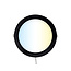 Spot encastrable LED rond 18W à température de couleur réglable - Ø225mm noir