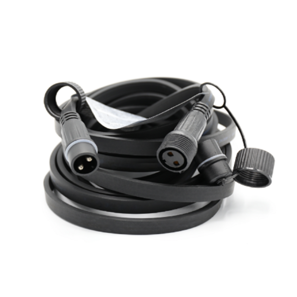 Élément intermédiaire pour rallonger une guirlande raccordable