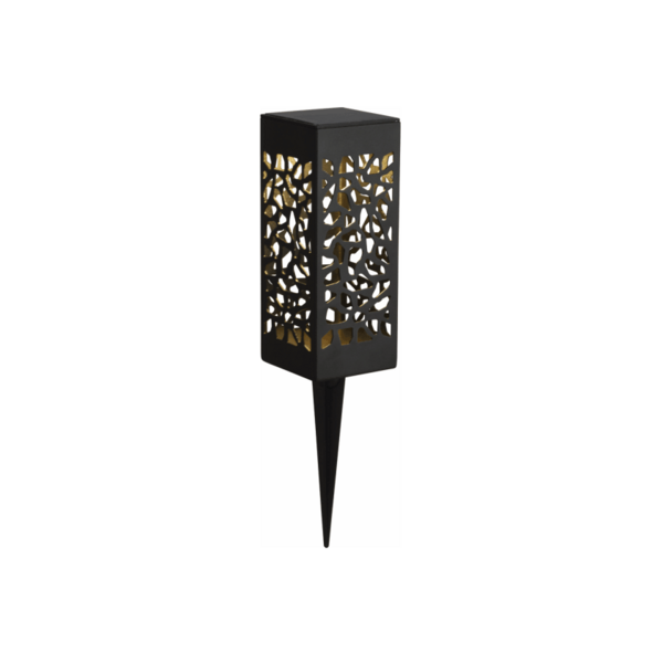 Spot solaire de jardin design noir - Brighton