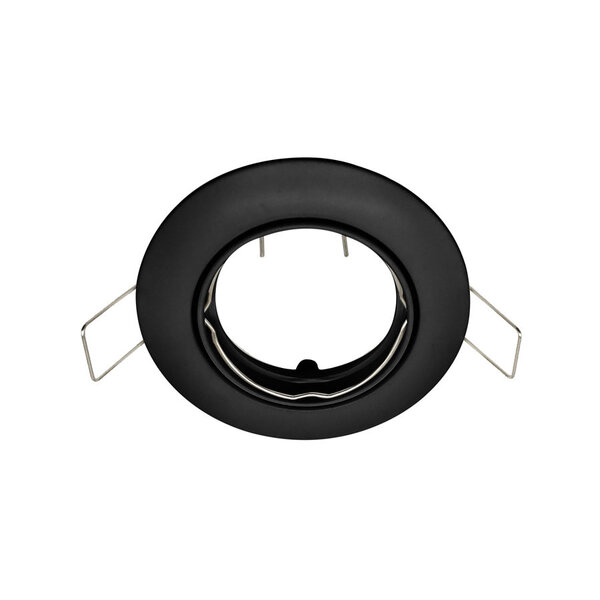 Spot encastré moderne inclinable noir - Ash Spot encastré moderne inclinable noir - Ash