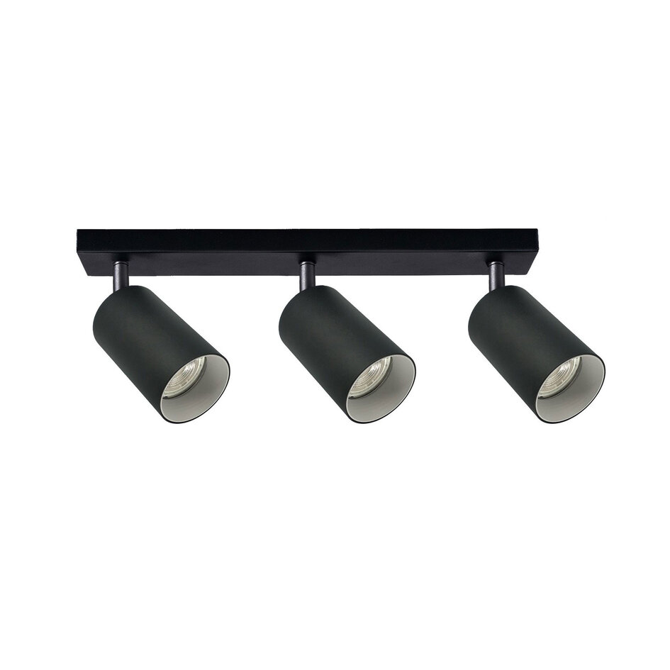 Plafonnier moderne noir mat - Chêne