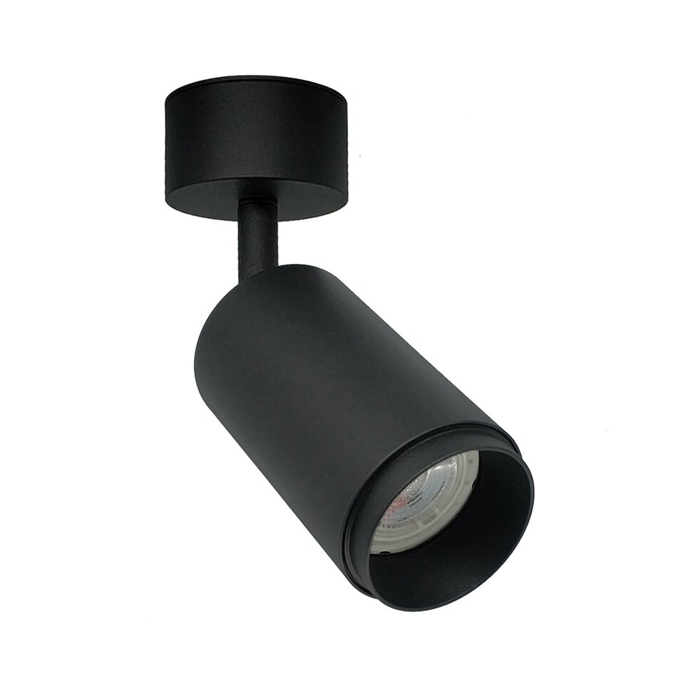 Plafonnier moderne noir mat - Kay