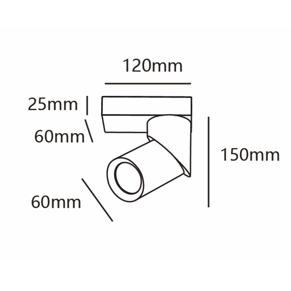 Plafonnier industriel noir - Eve