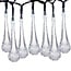 Guirlande lumineuse solaire en forme de goutte Drippy, 12 m, 100 ampoules