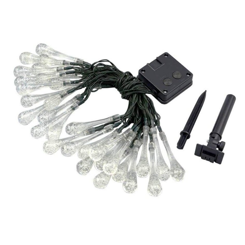 Guirlande lumineuse solaire en forme de goutte Drippy, 12 m, 100 ampoules