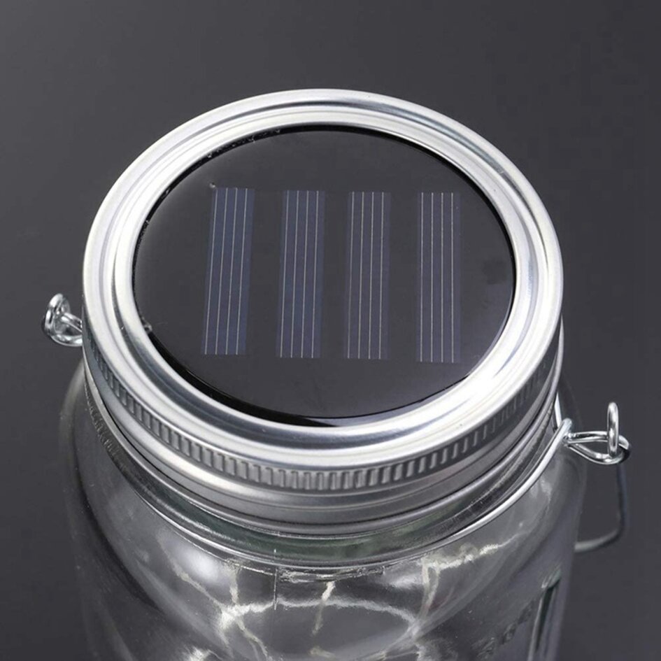 Lampe de table solaire Gaia à guirlande lumineuse à LED intégrée