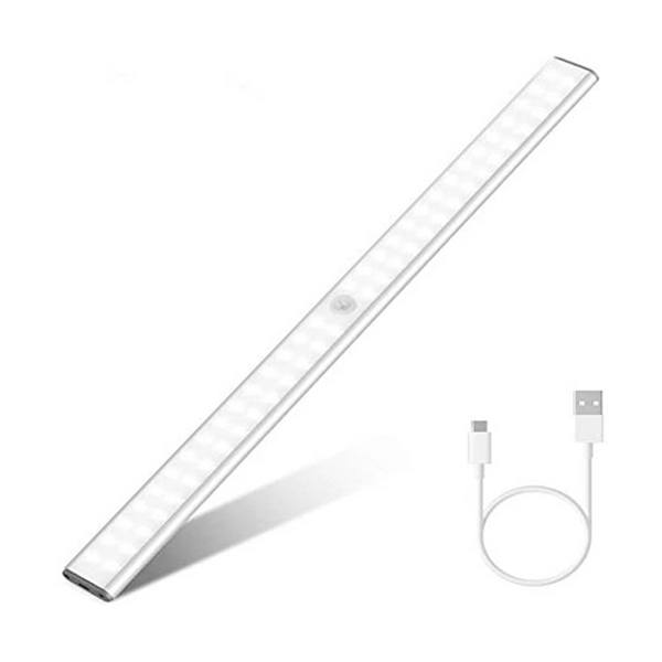 Éclairage d'armoire avec détecteur de mouvement argenté - Alana