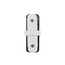Connecteur droit pour rail monophasé, blanc