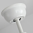 Ventilateur de plafond moderne blanc avec télécommande et LED - Rico