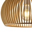 Lampe suspendue rurale en bois naturel - Jakarta