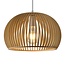 Lampe suspendue rurale en bois naturel - Jakarta