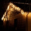 Guirlandes stalactite connectables | à partir de 3 mètres | 114 LEDs | blanc chaud avec clignotement | caoutchouc