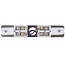 Bloc d’alimentation double pour raccordement central de rail monophasé, blanc